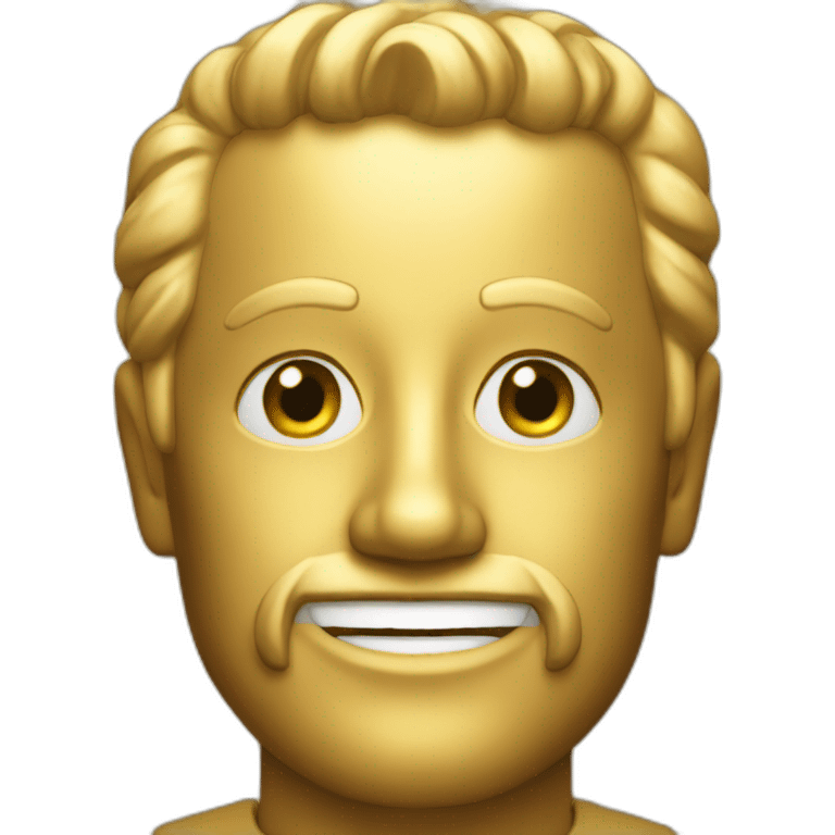 Golden man emoji