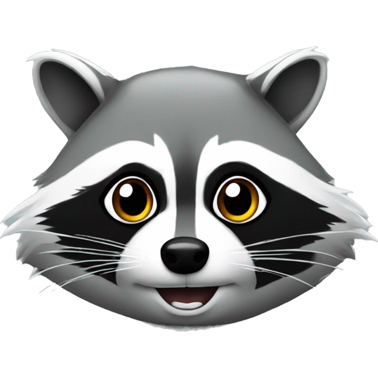 raccoon with smoke  emoji