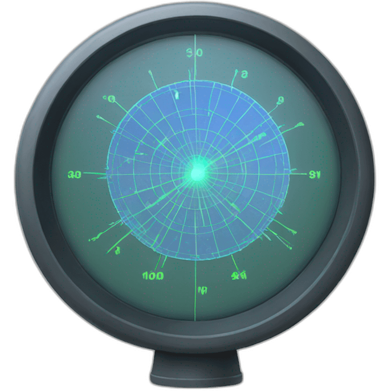 Radar display emoji