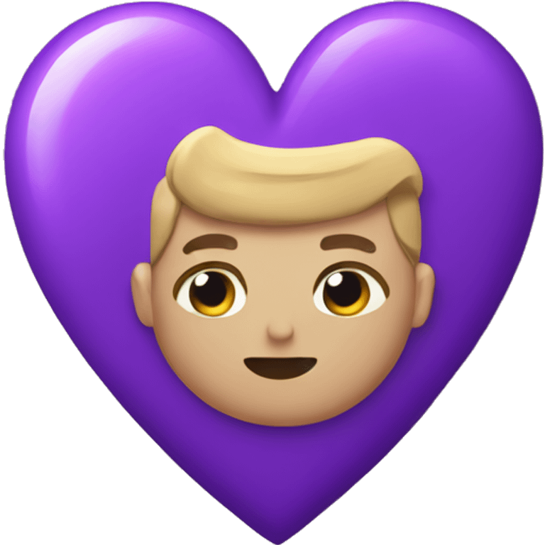 purple heart  emoji