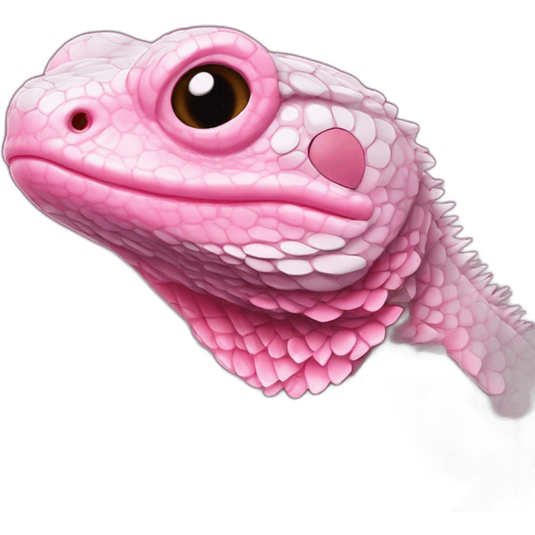 tegu lizard pink emoji