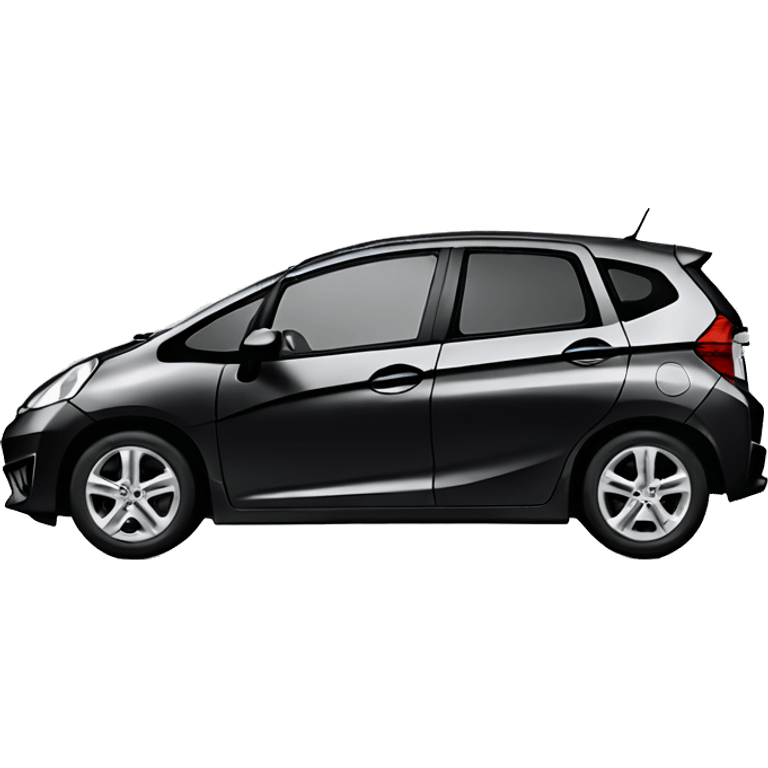 2013 black honda jazz emoji