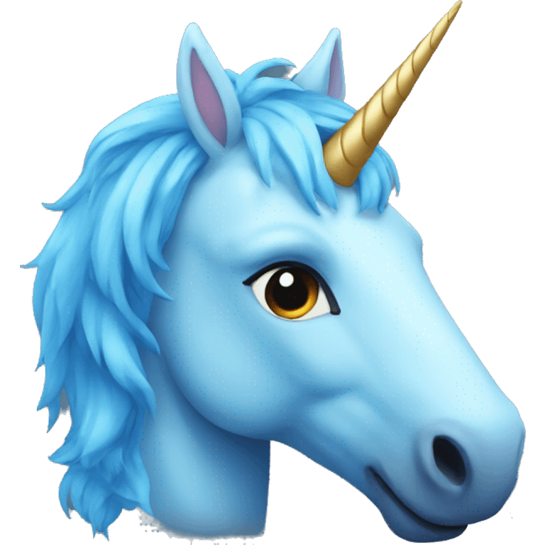 blue unicorn emoji