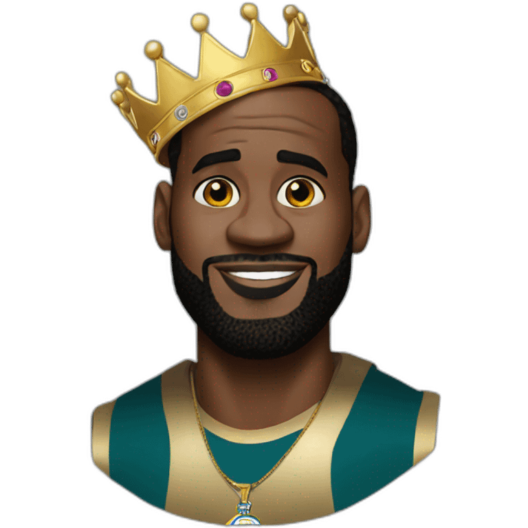 king lebron james emoji