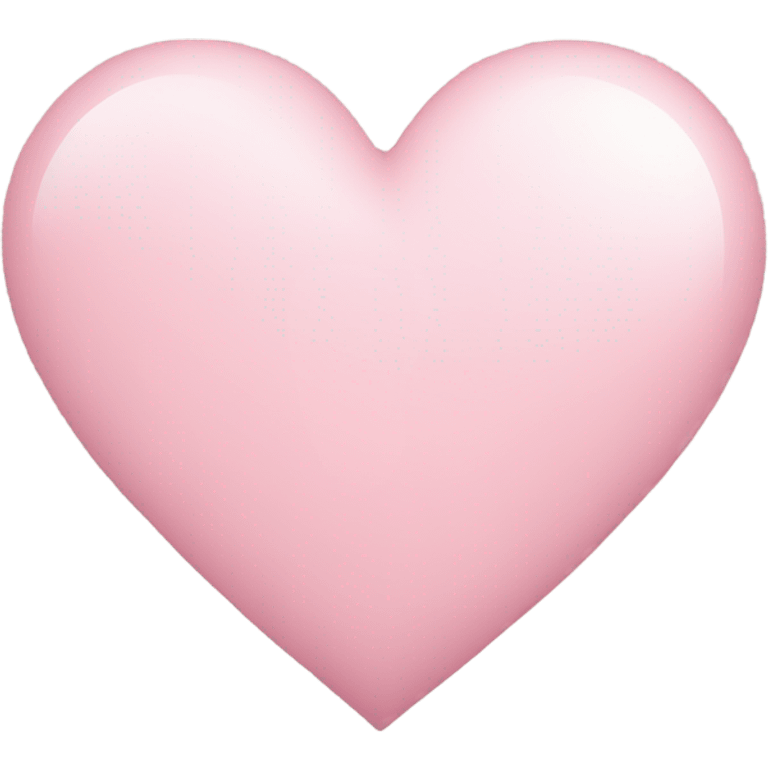 light pink heart emoji