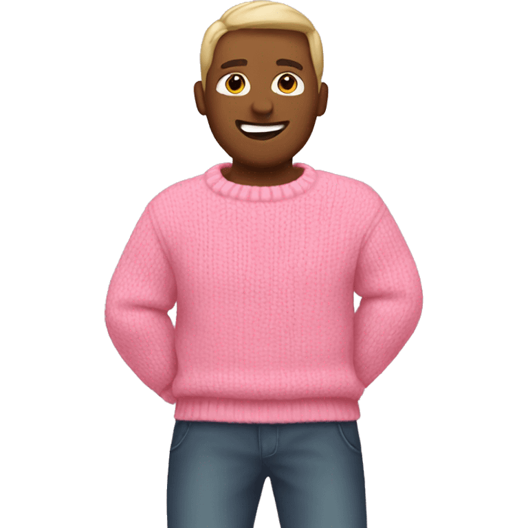 Pink sweater emoji