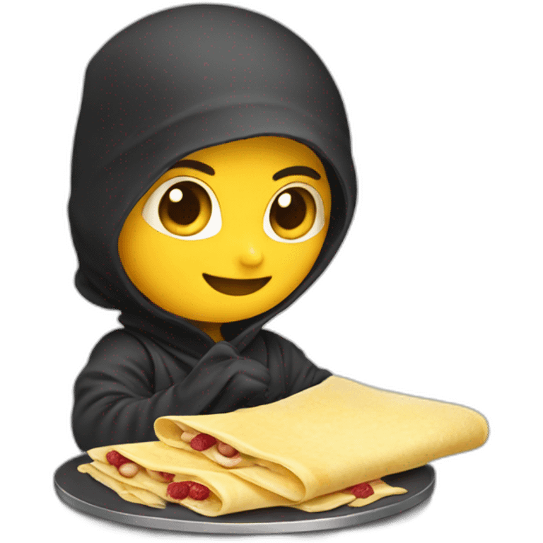 ninja-making-crepes emoji