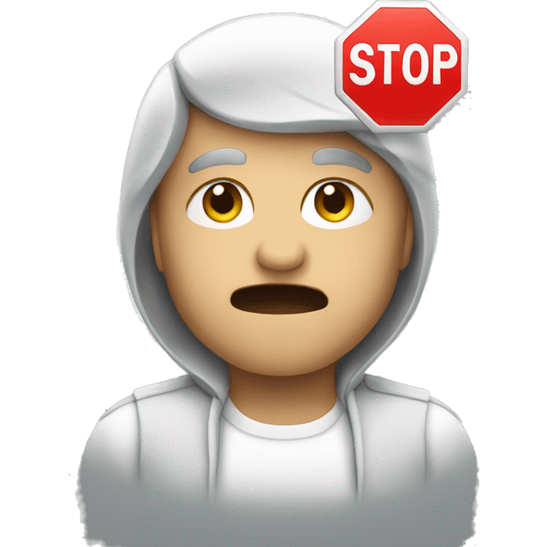 STOP emoji