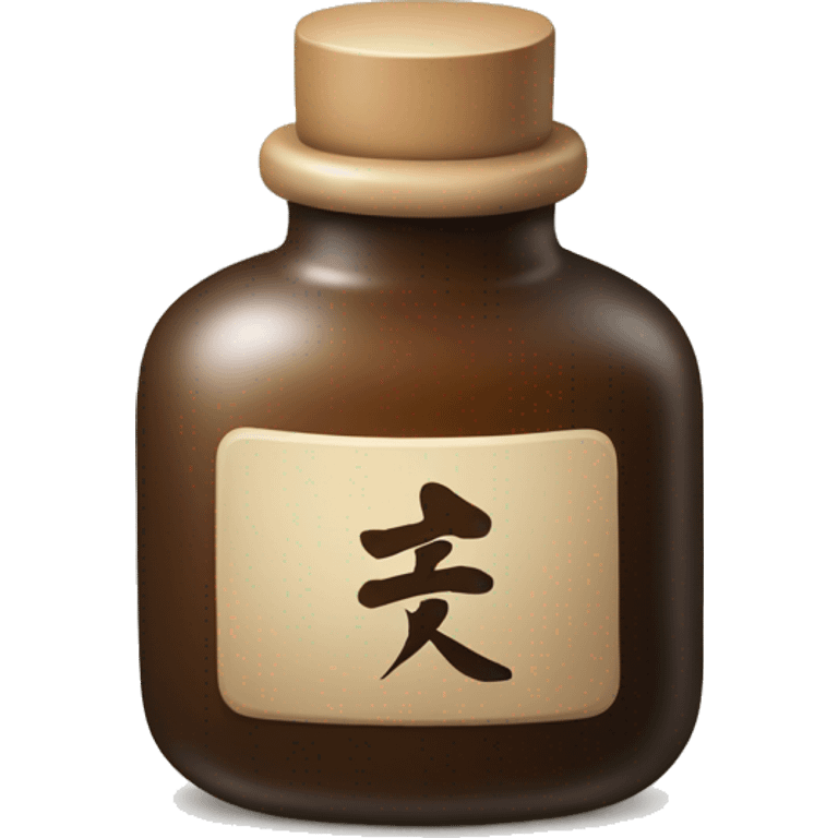 A Chinese medicine bottle emoji