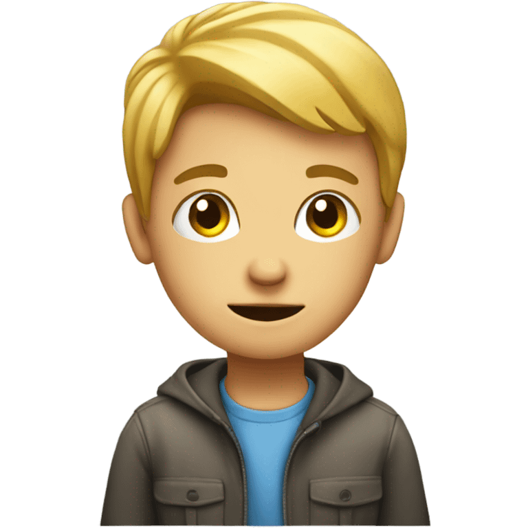 boy with idea focus in his head emoji