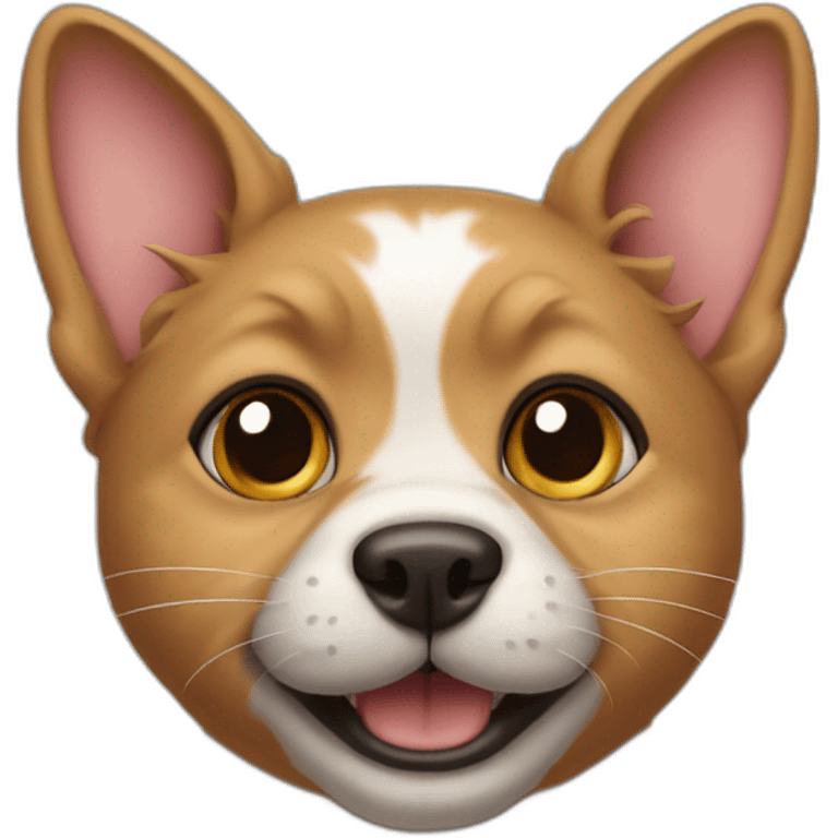 cat-dog cartoon emoji