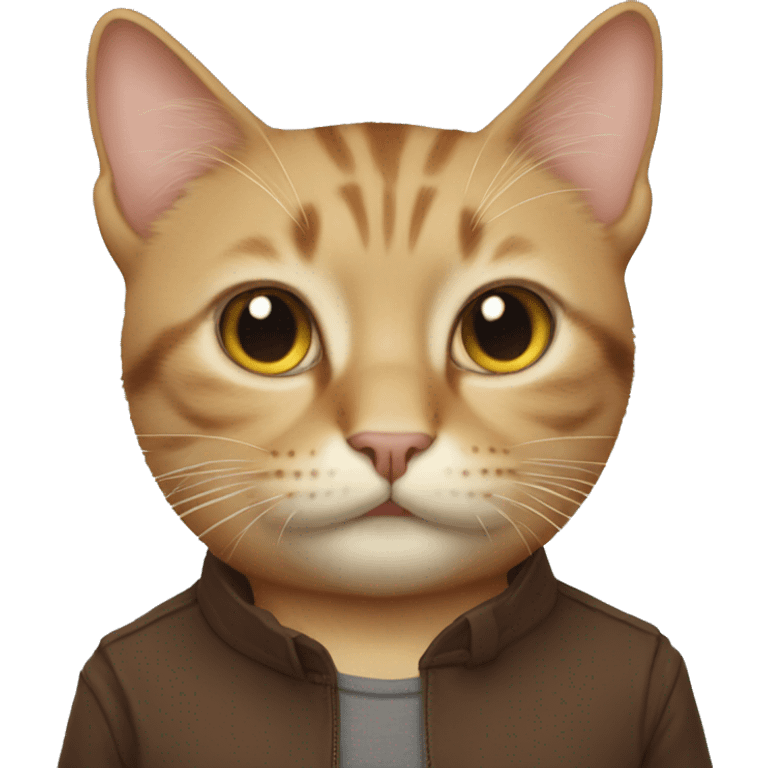 cat with elon musks face emoji