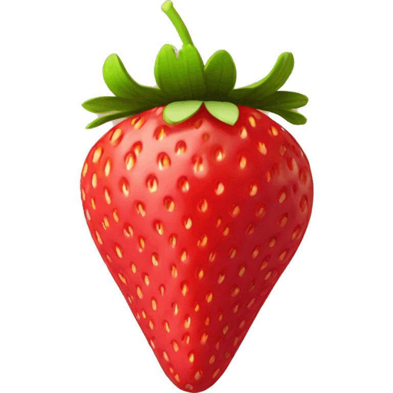 3d Strawberry  emoji