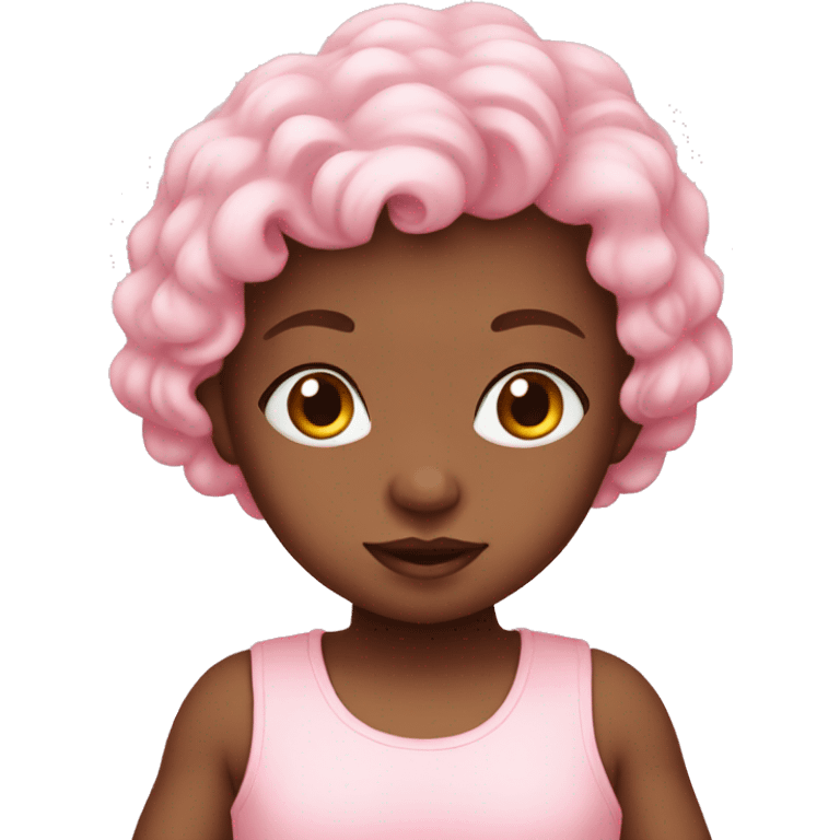 Baby pink girl emoji