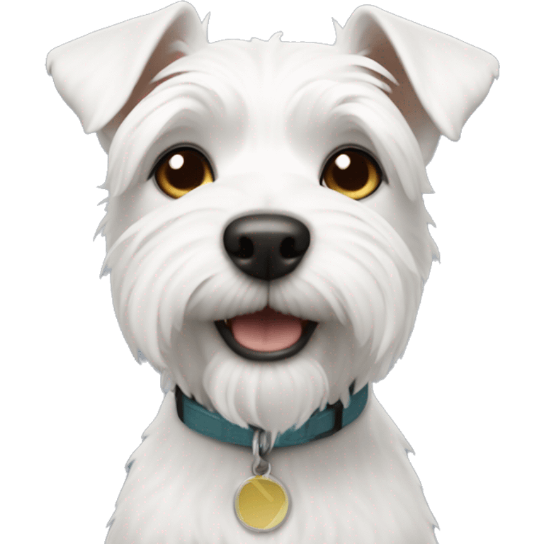 white short haired terrier emoji