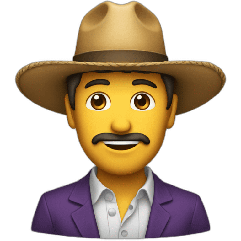 Hombre con sombrero  emoji