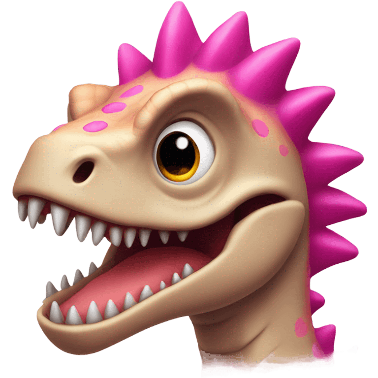 Pink dinosaur  emoji