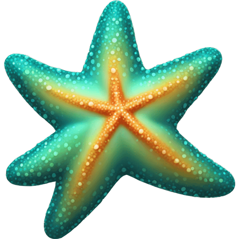 Colored sea star  emoji