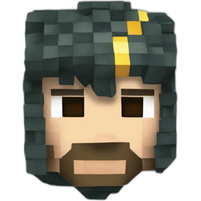 Pioche en diamant minecraft emoji