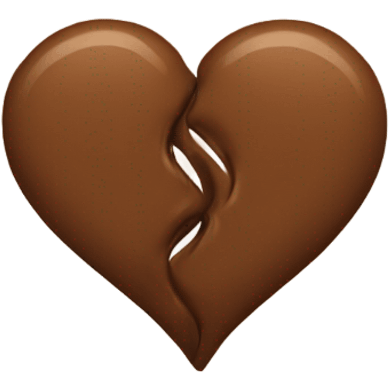 double brown heart emoji