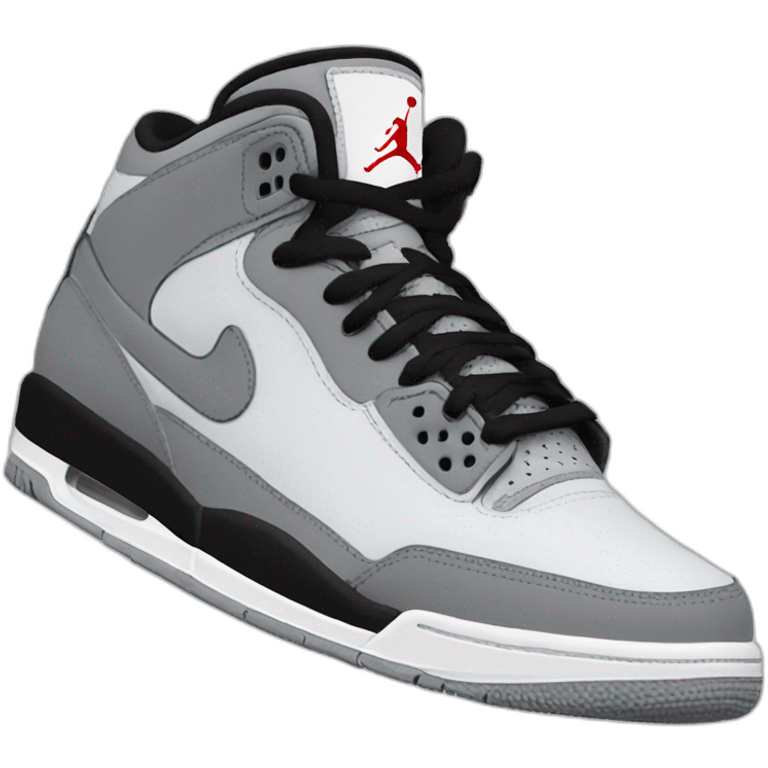 grey white black nike air Jordan shoes emoji