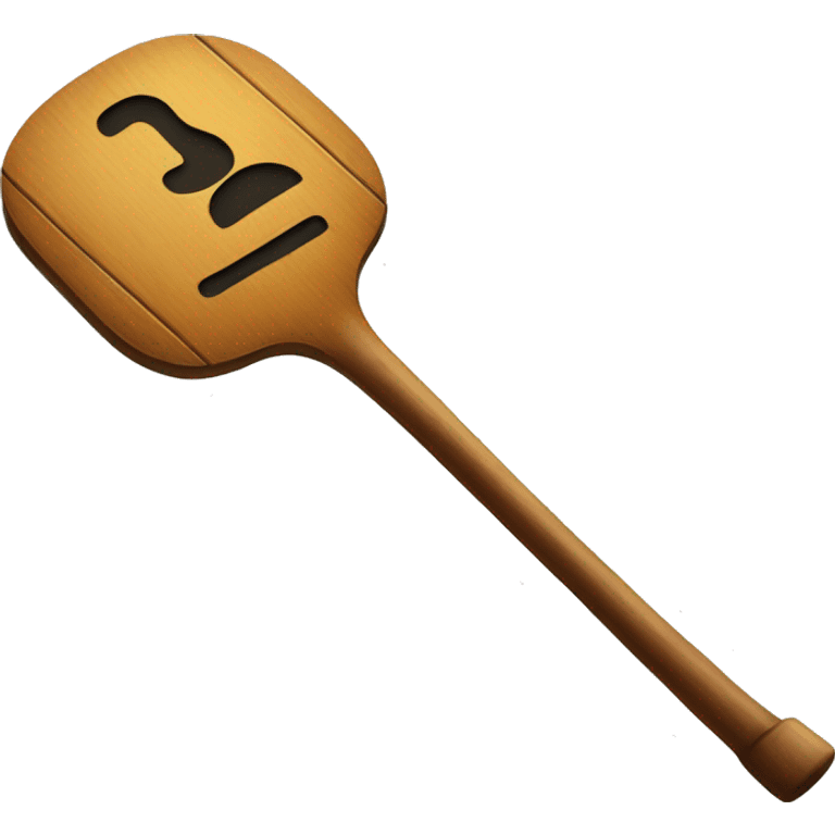 an auction paddle that is a numbered card given to bidders, used to signal bids during the auction emoji