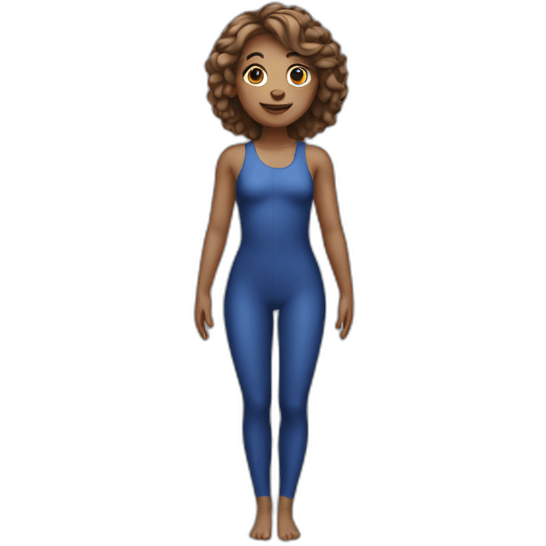 Woman in a Unitard emoji