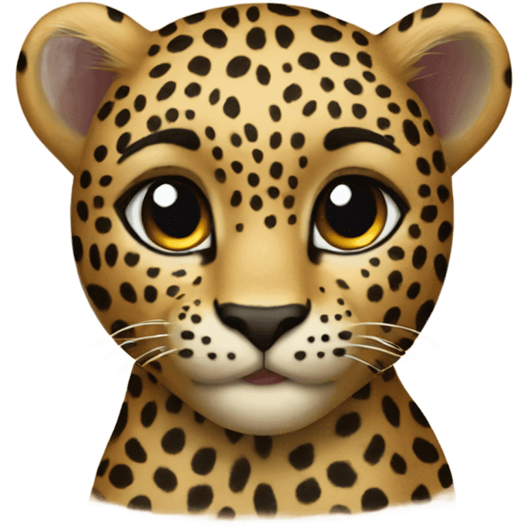 leopard heart emoji