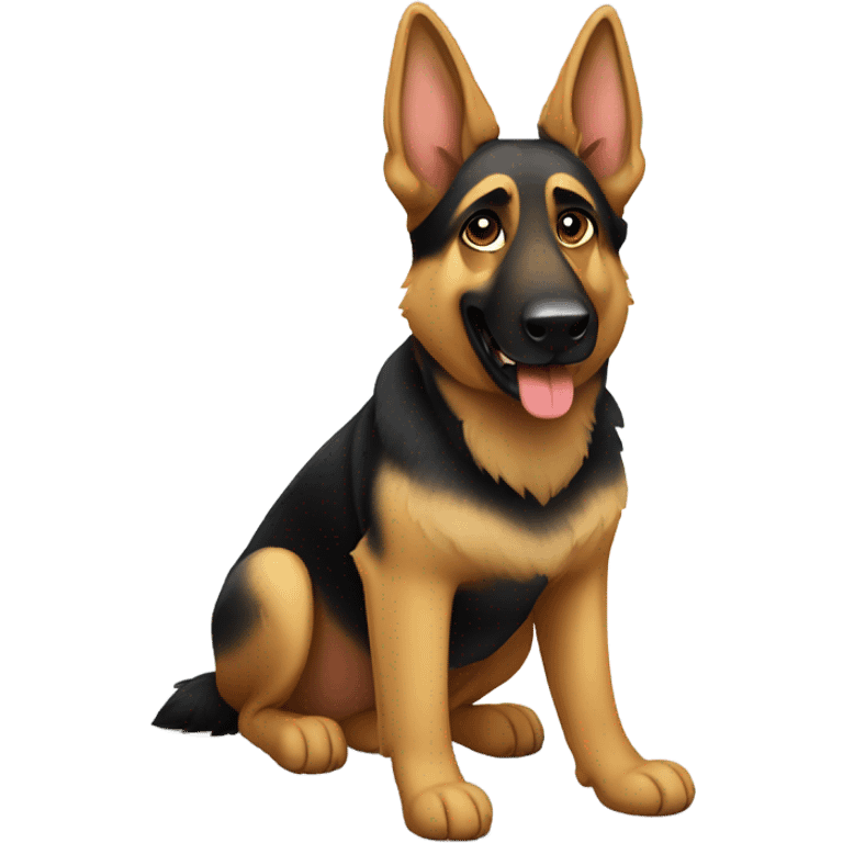 German Shepherd named doodie emoji