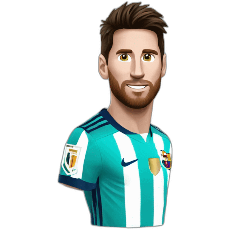 Messi >cr7 emoji