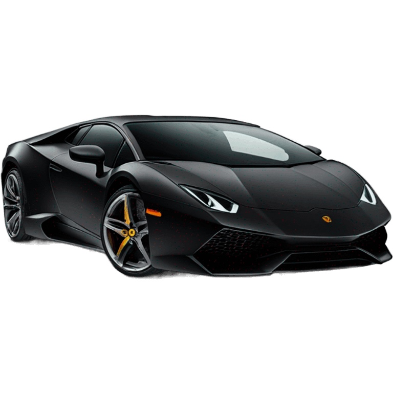 Lamborghini Black  emoji