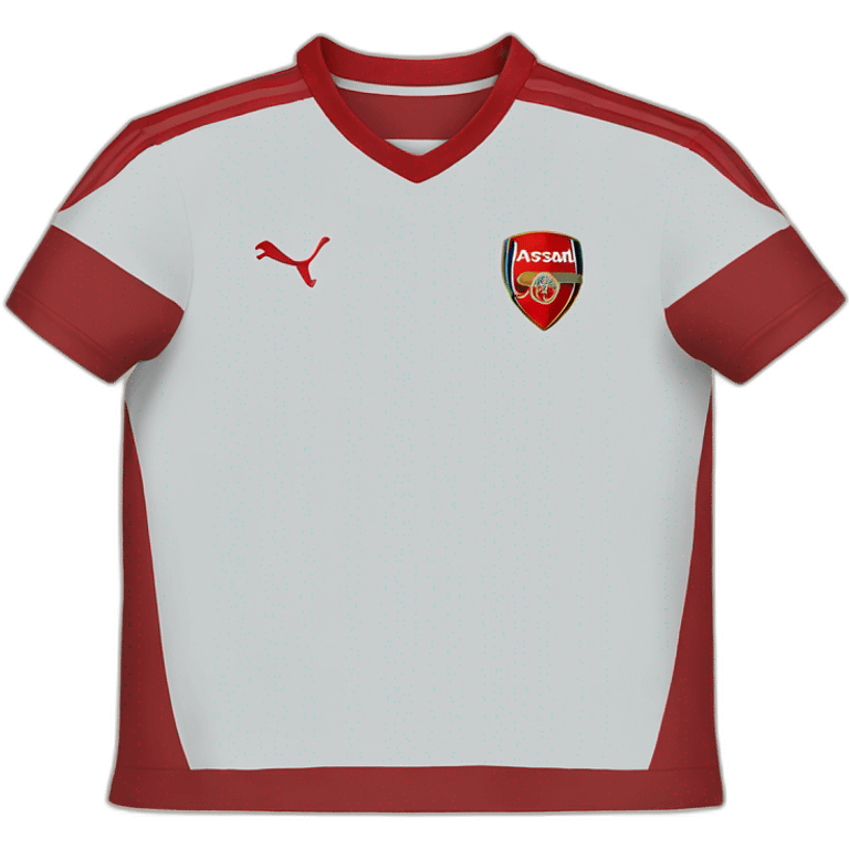 Arsenal home shirt emoji