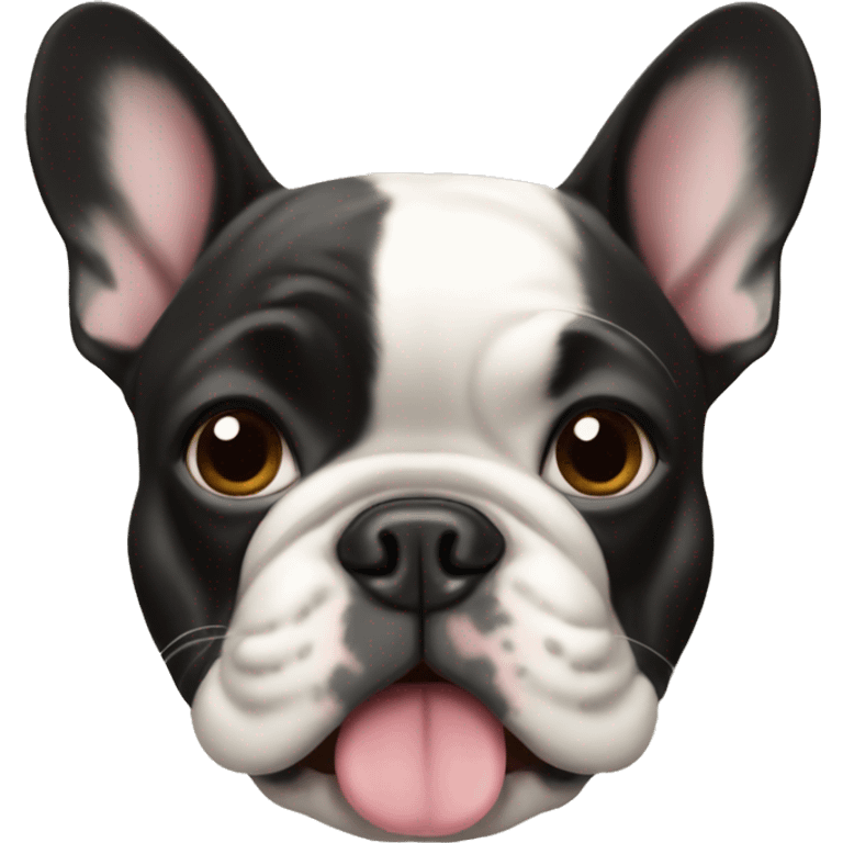 The French bulldog  emoji