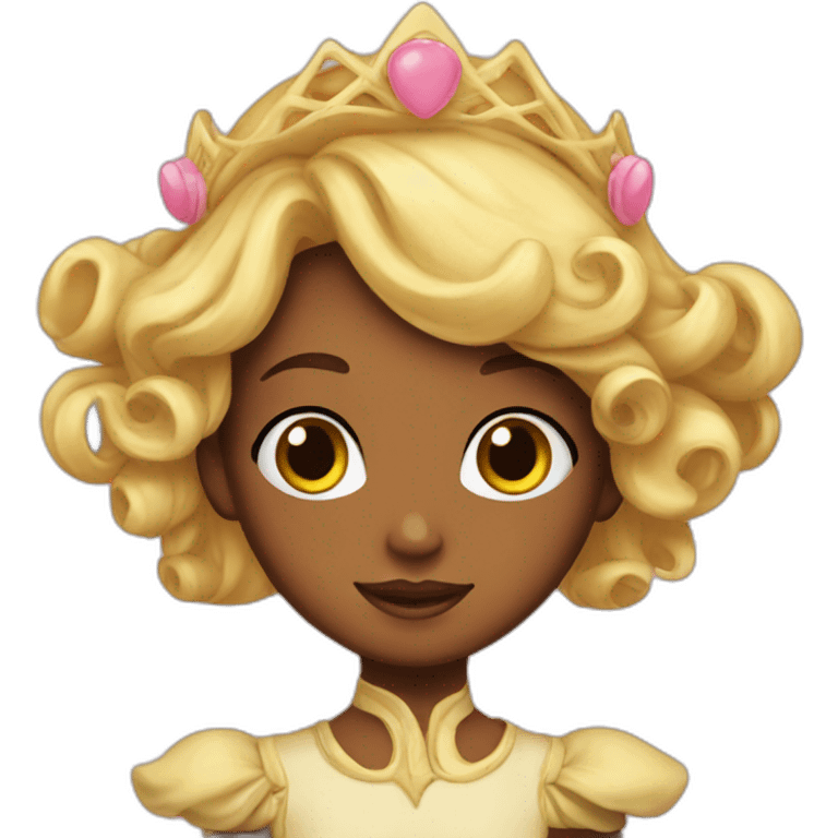 Princess pancake emoji