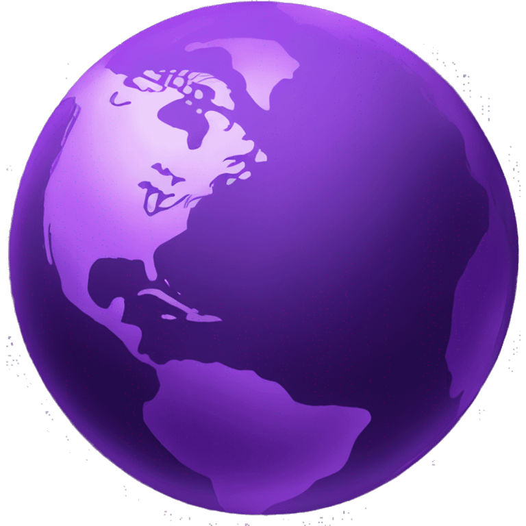 purple north america planet earth emoji