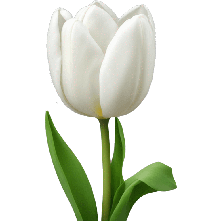 White tulips emoji