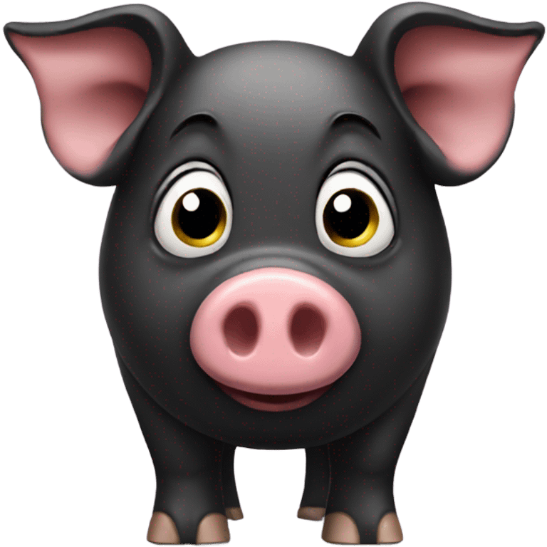 Black Pig emoji