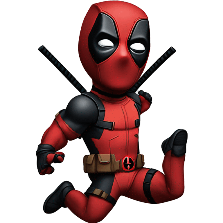 Deadpool dancing emoji