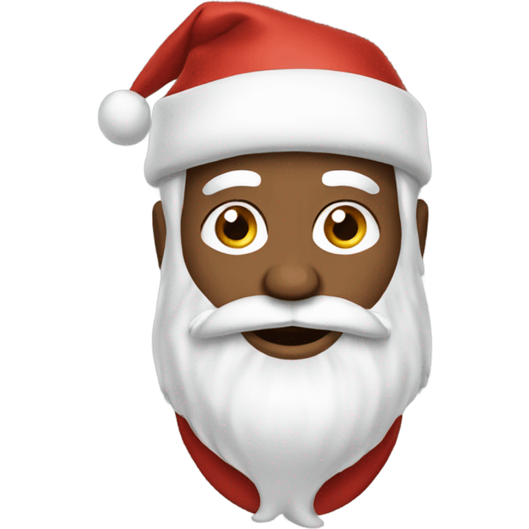 white santa emoji