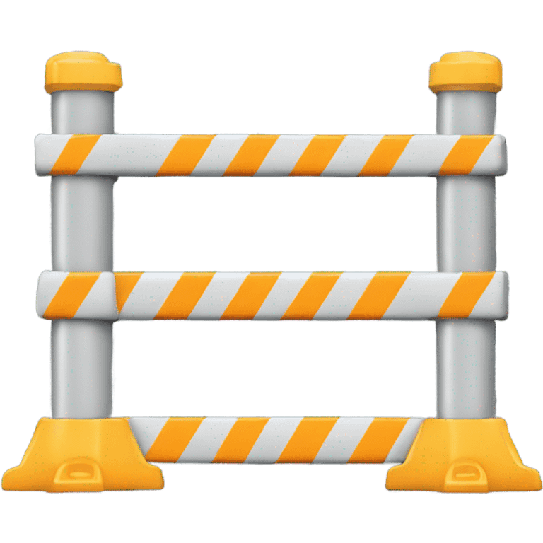 Construction barrier emoji