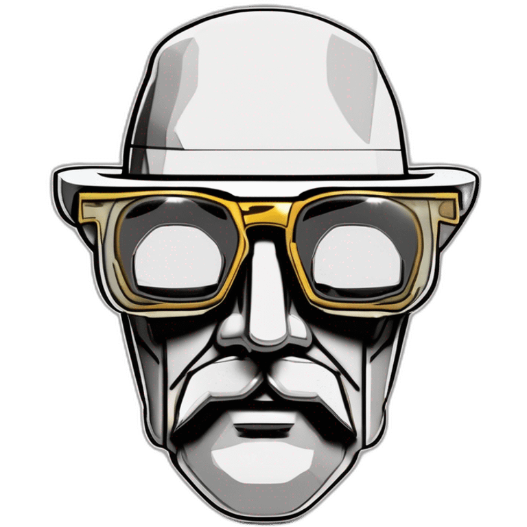 Heisenberg sunglass emoji