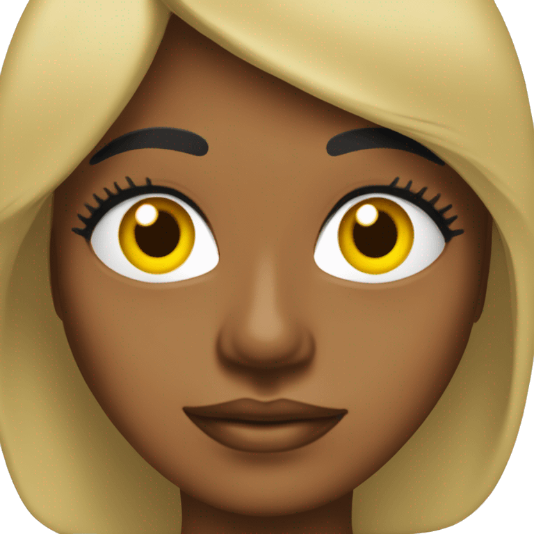 Presidenta chica blanca cabello negro ojos marrones con la bandera de venezuela  emoji