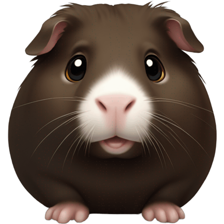 dark brown Guinea pig emoji