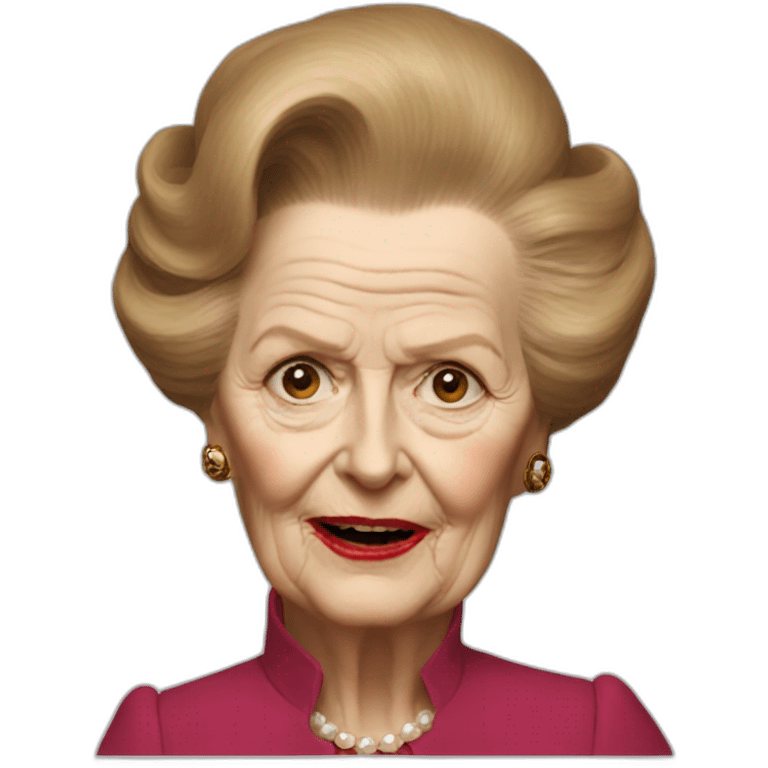 margaret thatcher devil emoji