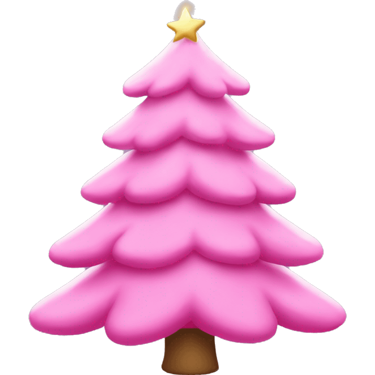 pink christmas tree emoji emoji