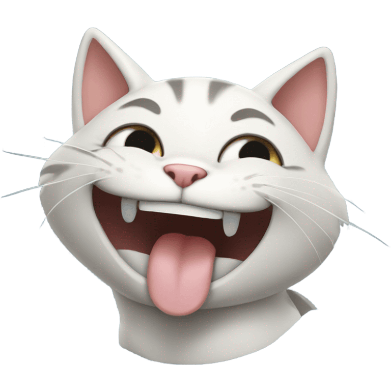 cat laughing emoji