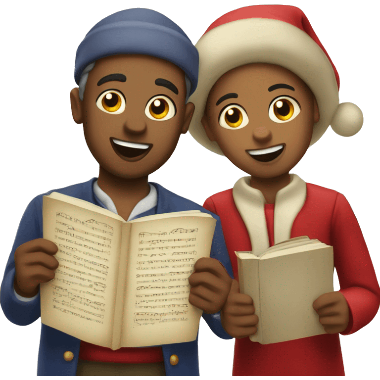 Christmas carolers emoji