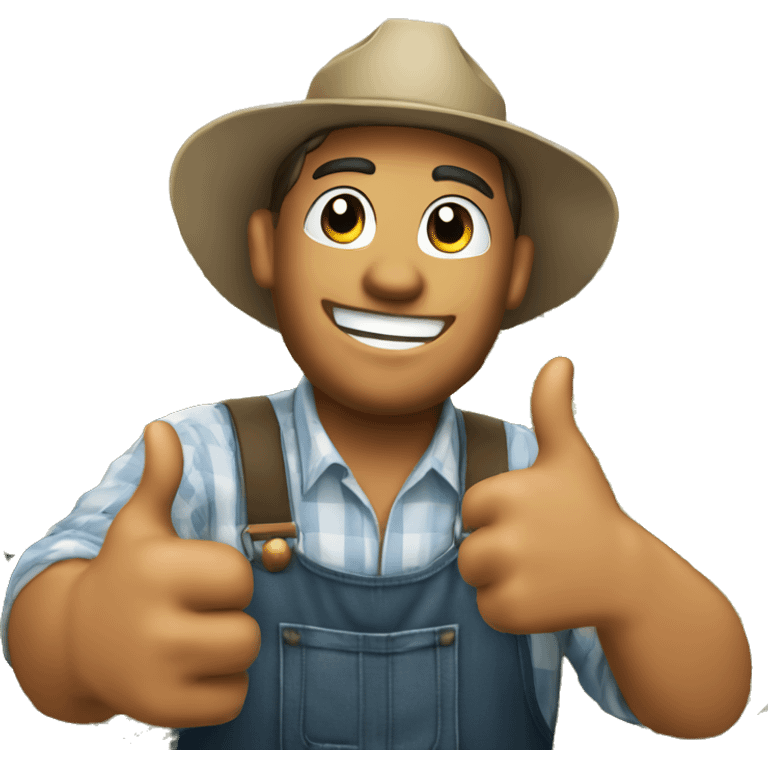 farmer thumbs up emoji