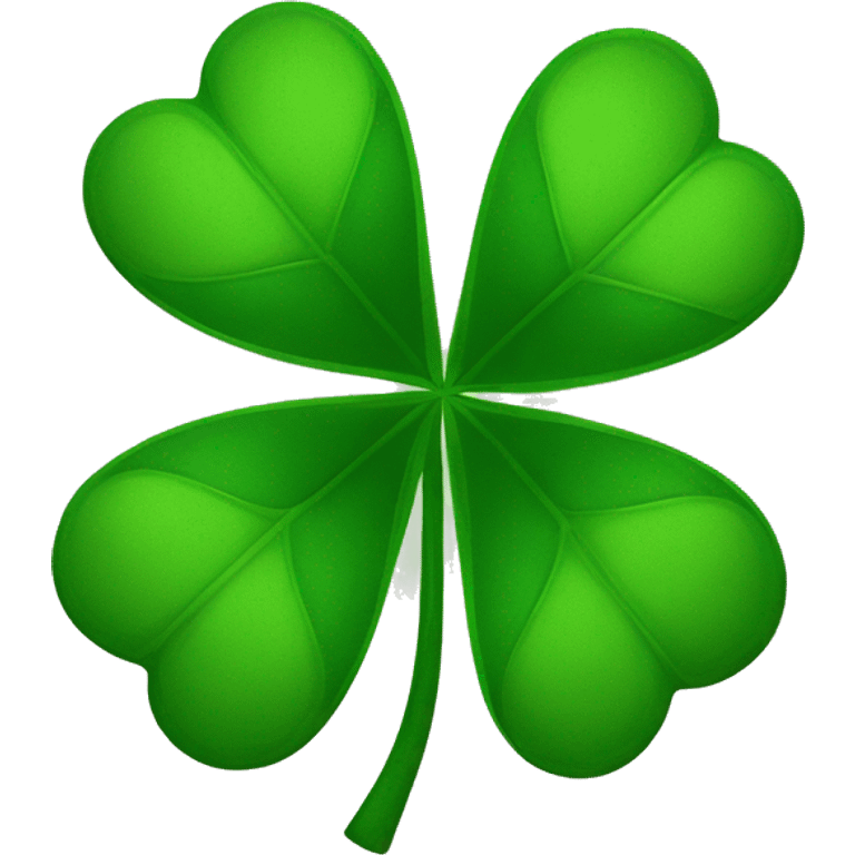 four-leaf clover emoji