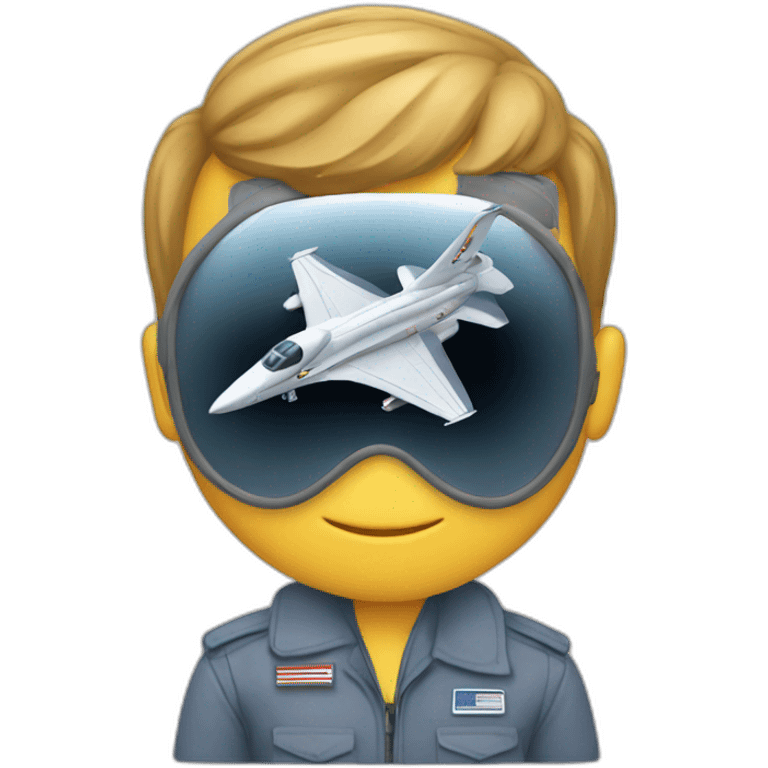 Jet engine man of air force emoji